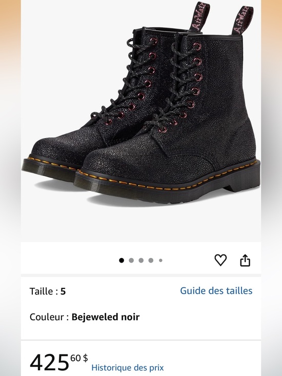 Dr. Martens Shoes - 425$ BNWOT  DR MARTENS,the Bejeweled combat boots! Limited Edition!